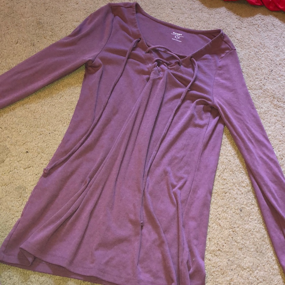 Purple old navy shirt